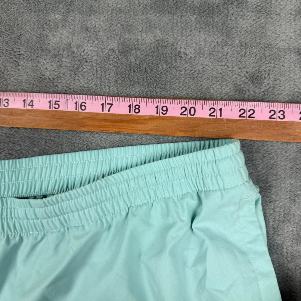 Columbia Mens 3X Mint Green Swim Trunks Elastic Waist Drawstring Shorts 6 Inseam